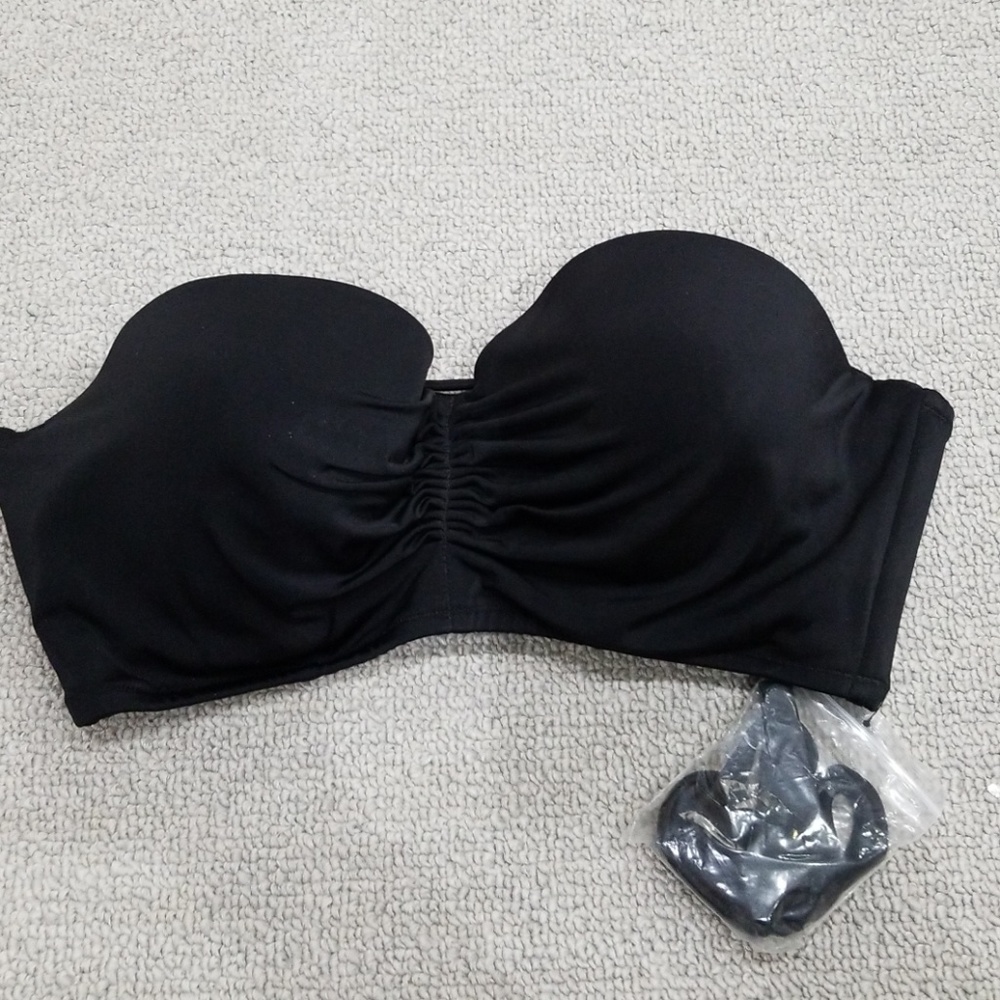 Corset back convertible swim top